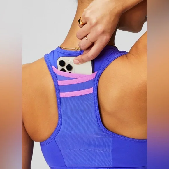 Fabletics Trinity Motion365+High-Waisted Capri/Trinity High Impact Sports Bra - Picture 3 of 15